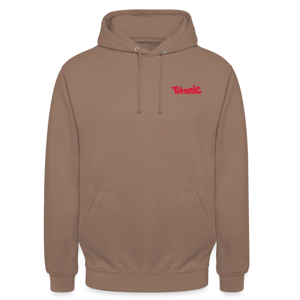 Unisex Hoodie: TITANIC-Logo - Mokka