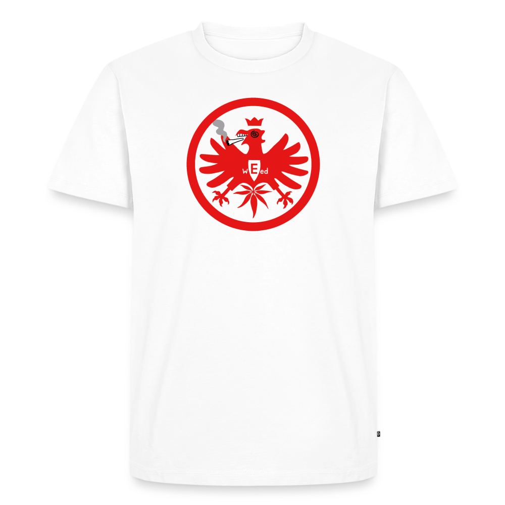Männer T-Shirt: Highntracht-Adler - Weiß