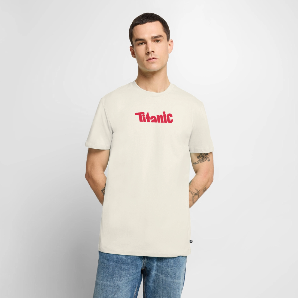 Männer T-Shirt: TITANIC-Logo - Naturweiß