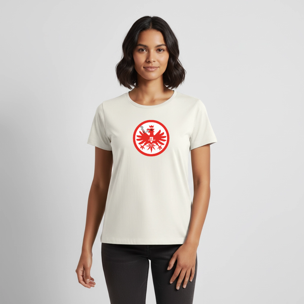 Frauen T-Shirt: Highntracht-Adler - Naturweiß