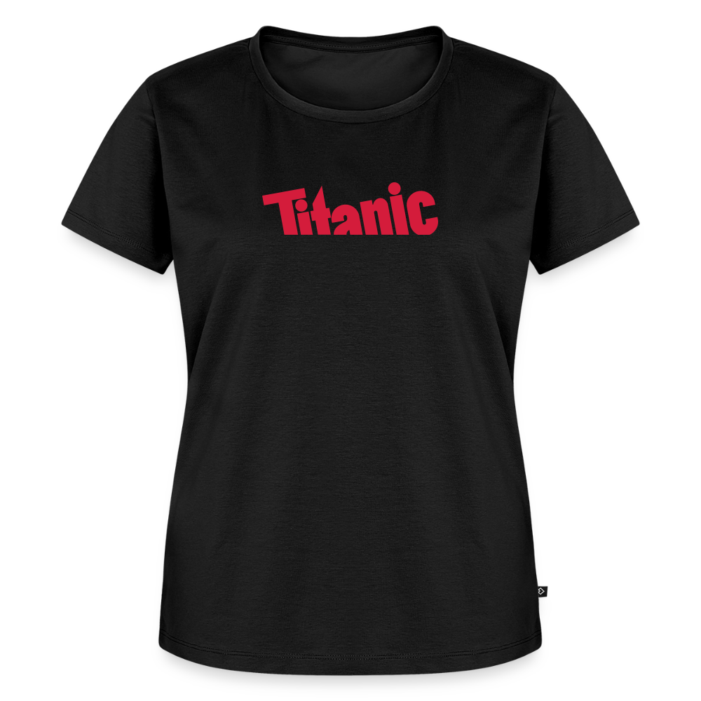 Frauen T-Shirt: TITANIC-Logo - Schwarz