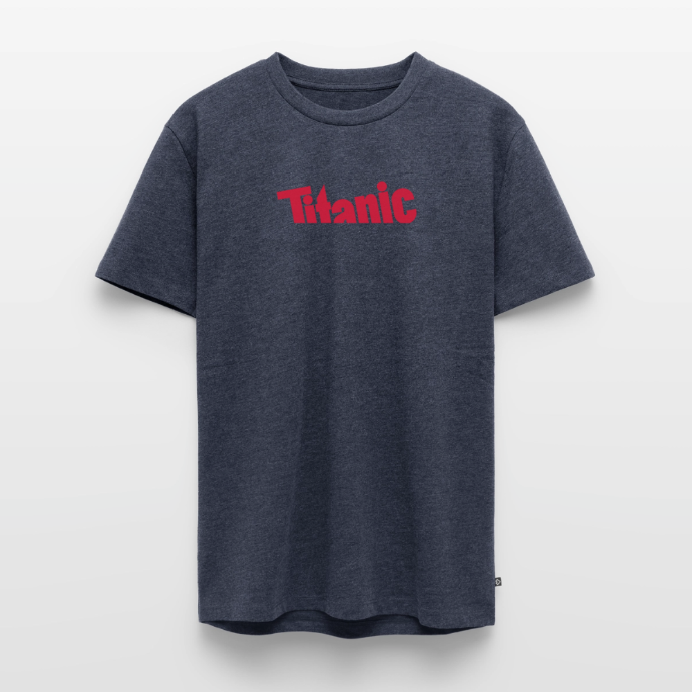 Männer T-Shirt: TITANIC-Logo - Jeansblau 