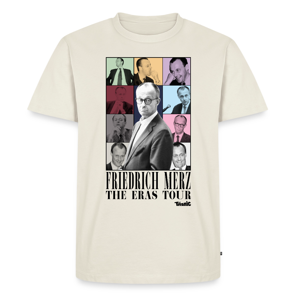 Friedrich Merz: Eras-Tour-Shirt (weiß) - Naturweiß