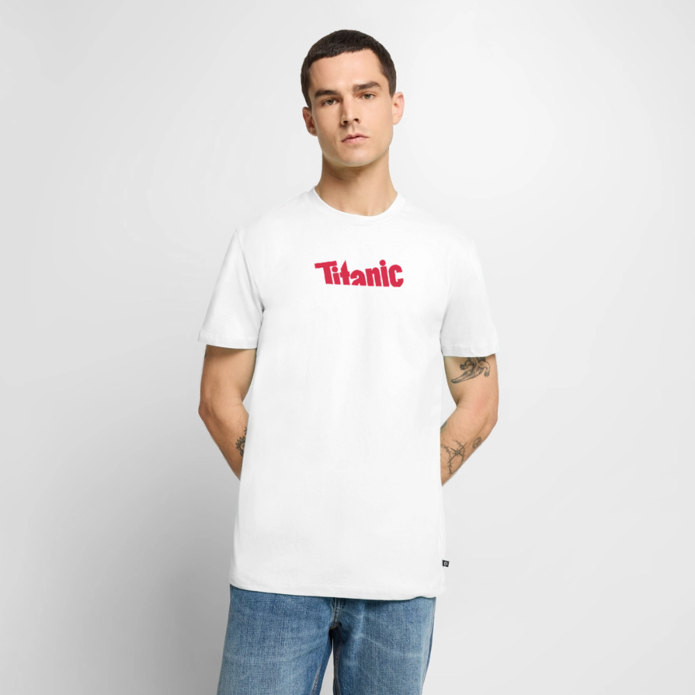 Männer T-Shirt: TITANIC-Logo - Weiß
