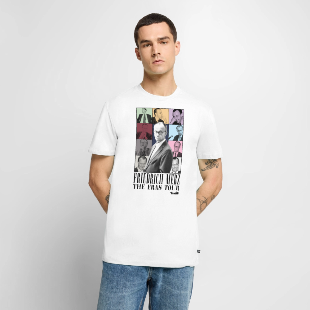 Friedrich Merz: Eras-Tour-Shirt (weiß) - Weiß