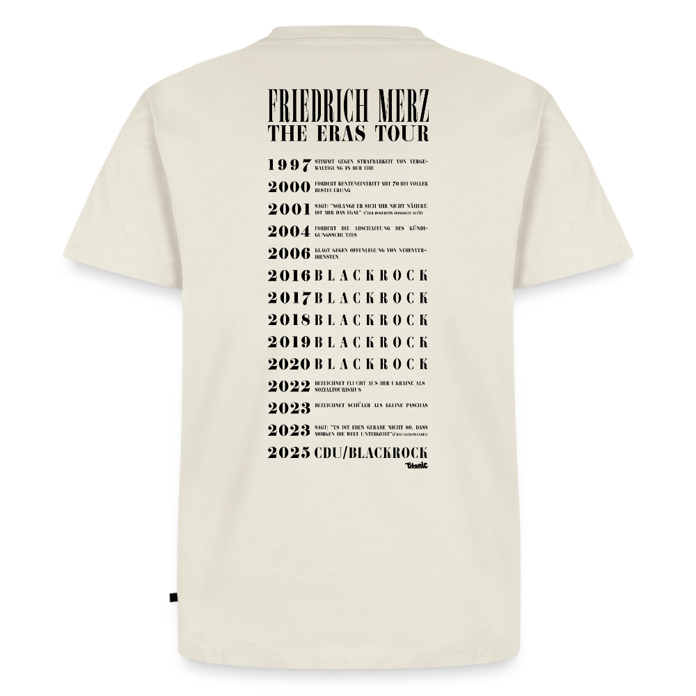 Friedrich Merz: Eras-Tour-Shirt (weiß) - Naturweiß