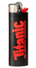 Feuerzeug schwarz (Höhe: 8cm)