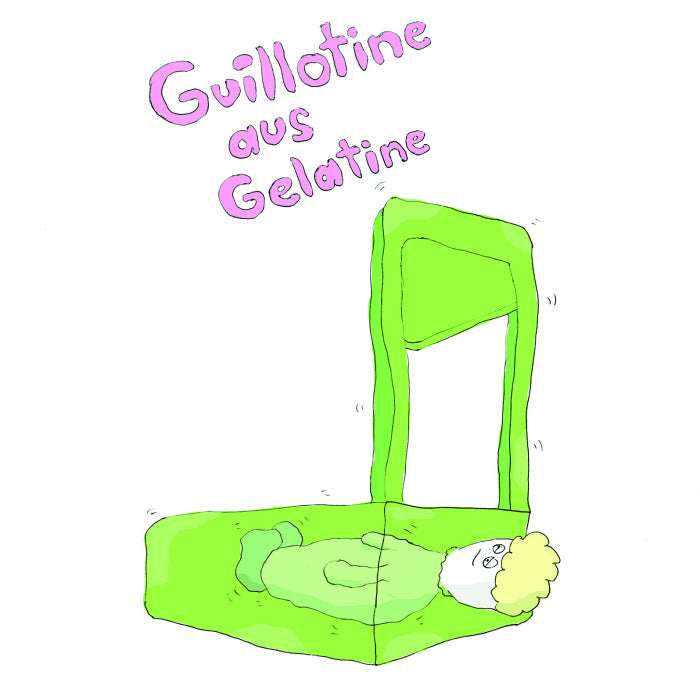 Bio-Baumwollbeutel: Guillotine aus Gelatine