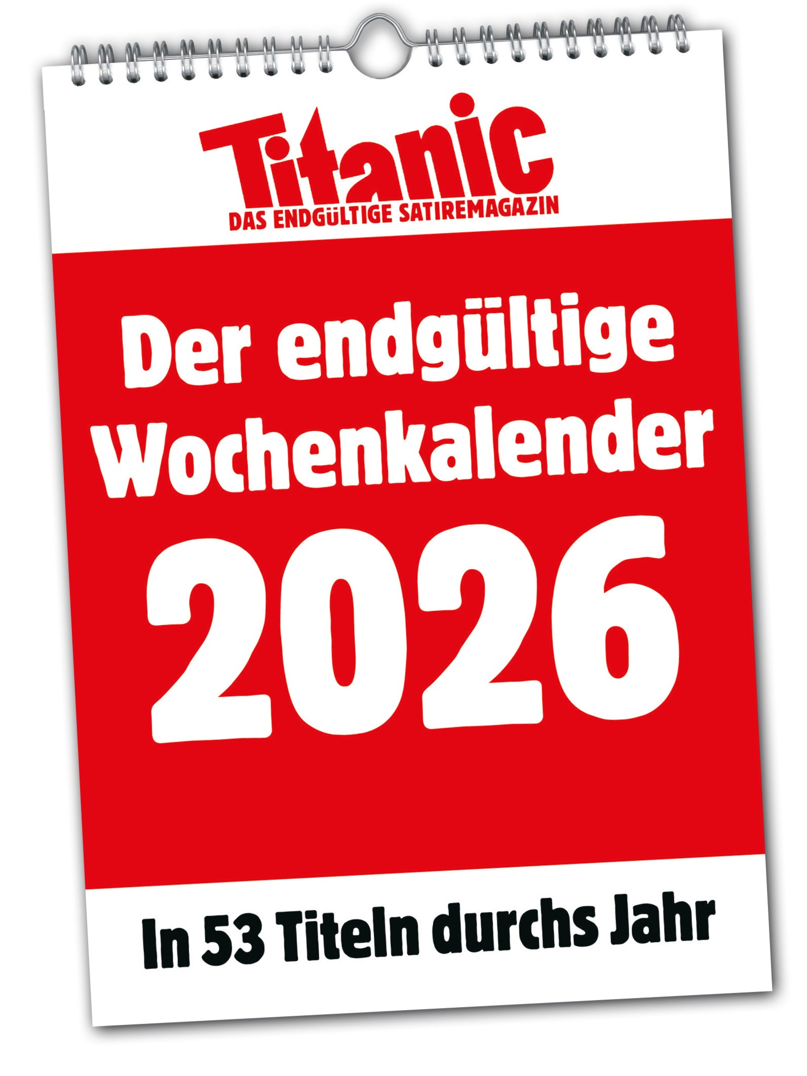 Der endgültige Wochenkalender 2026