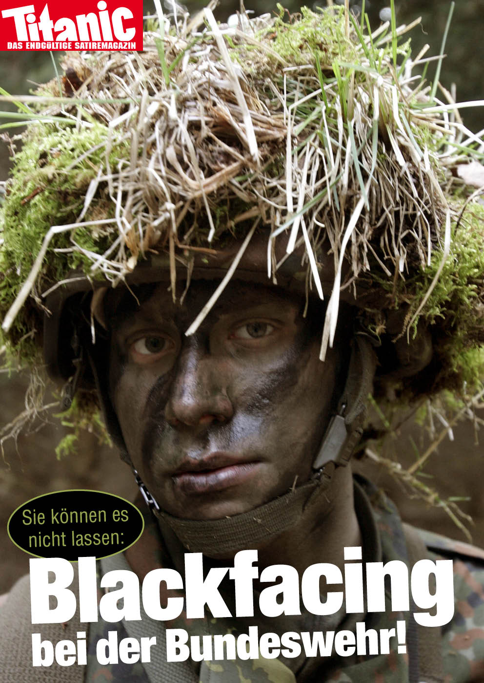 Postkarte "Blackfacing Bundeswehr" Juni 2017