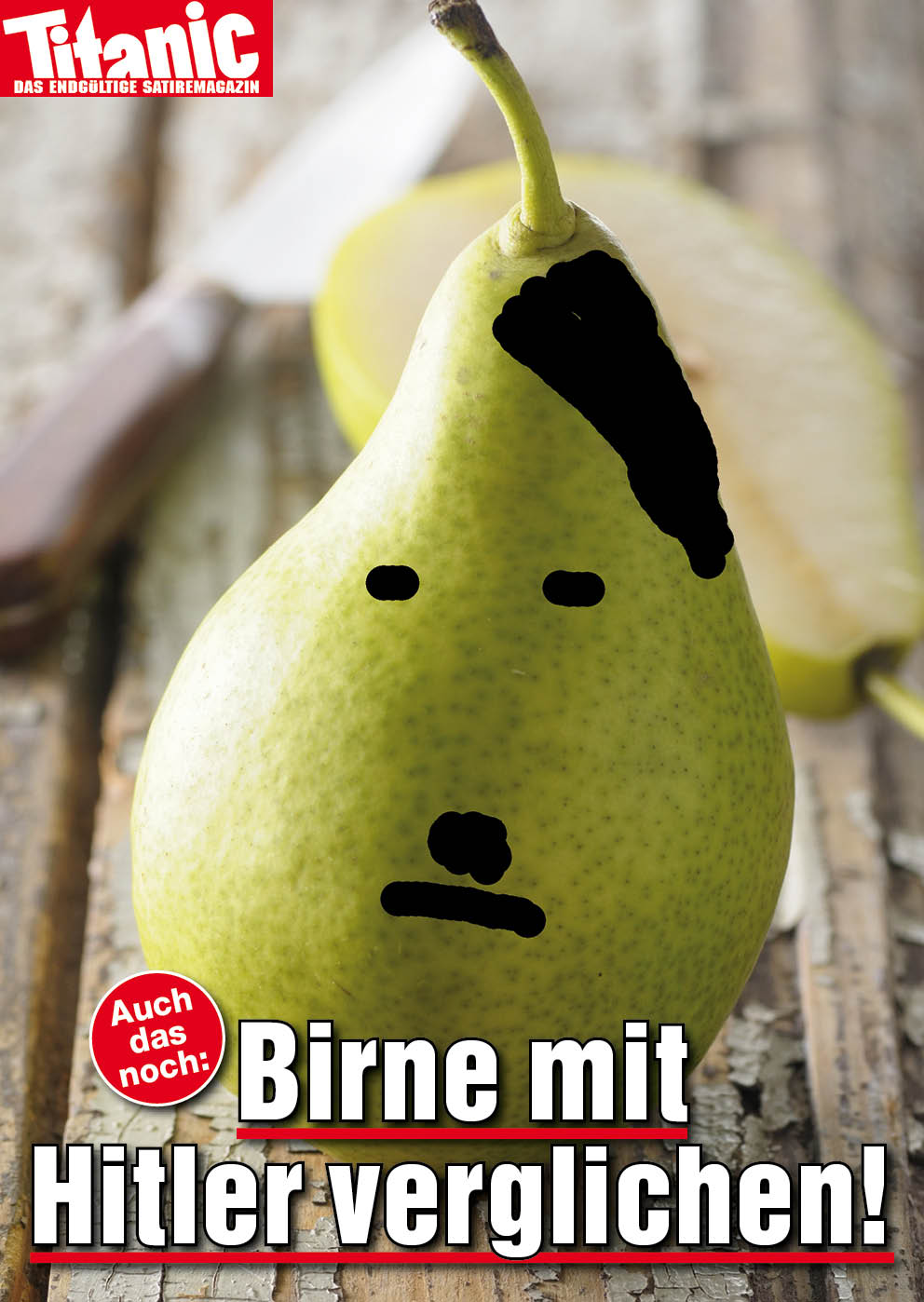 Postkarte "Hitlerbirne" April 2017