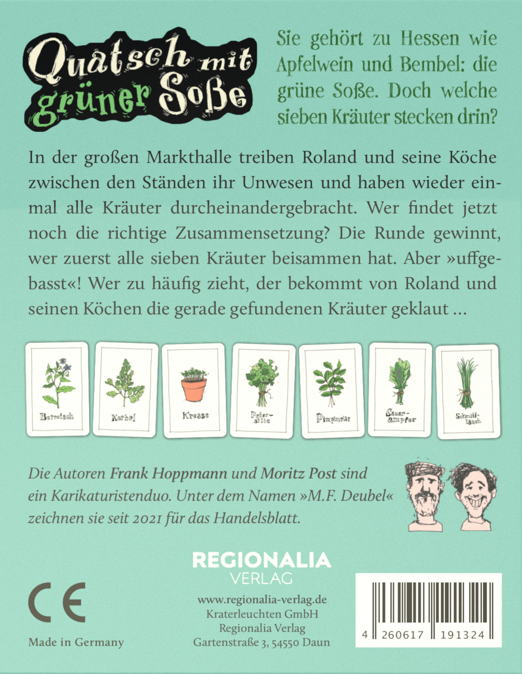 Kartenspiel: Quatsch mit grüner Soße