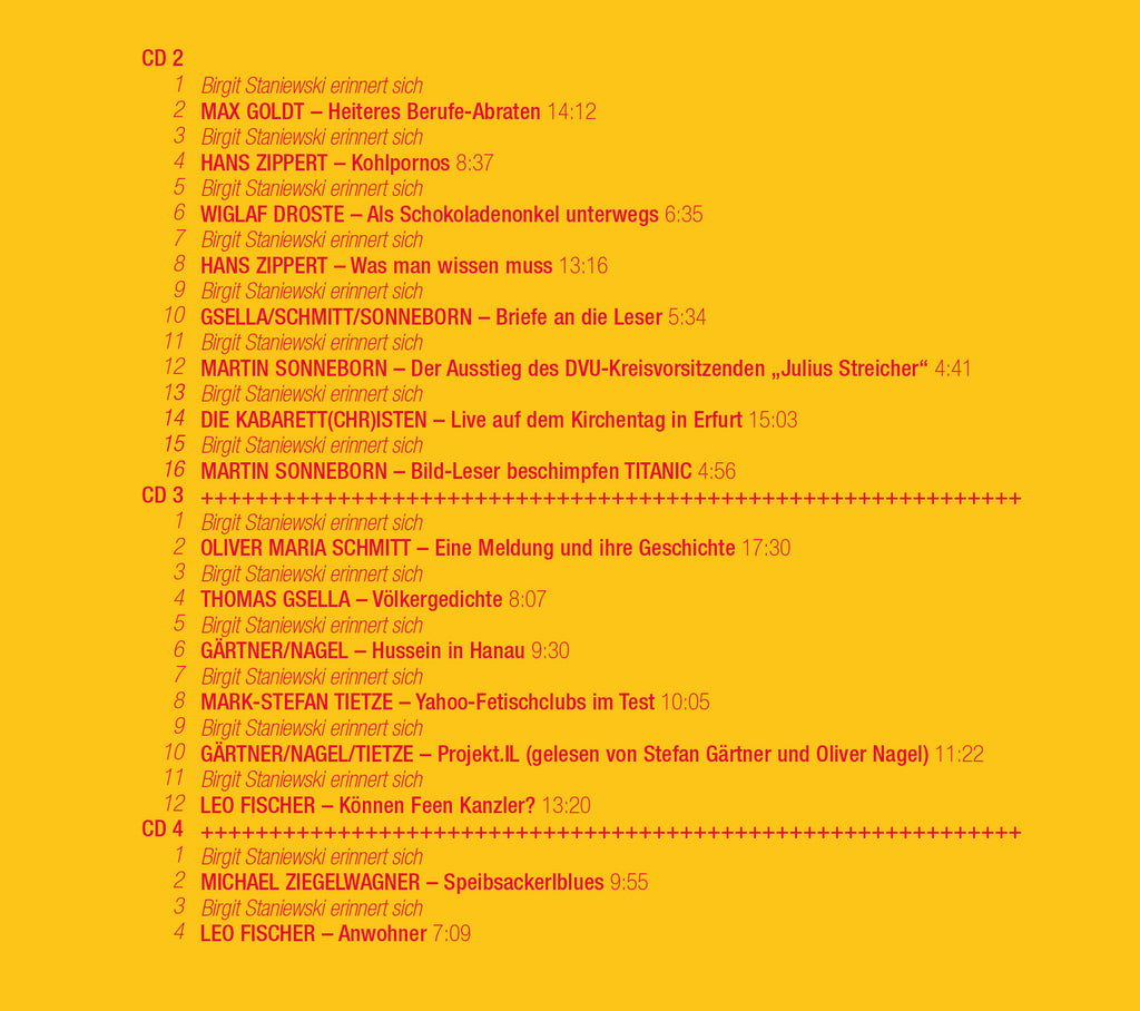 40 Jahre TITANIC – Der endgültige Satire-Soundtrack (5 CDs)