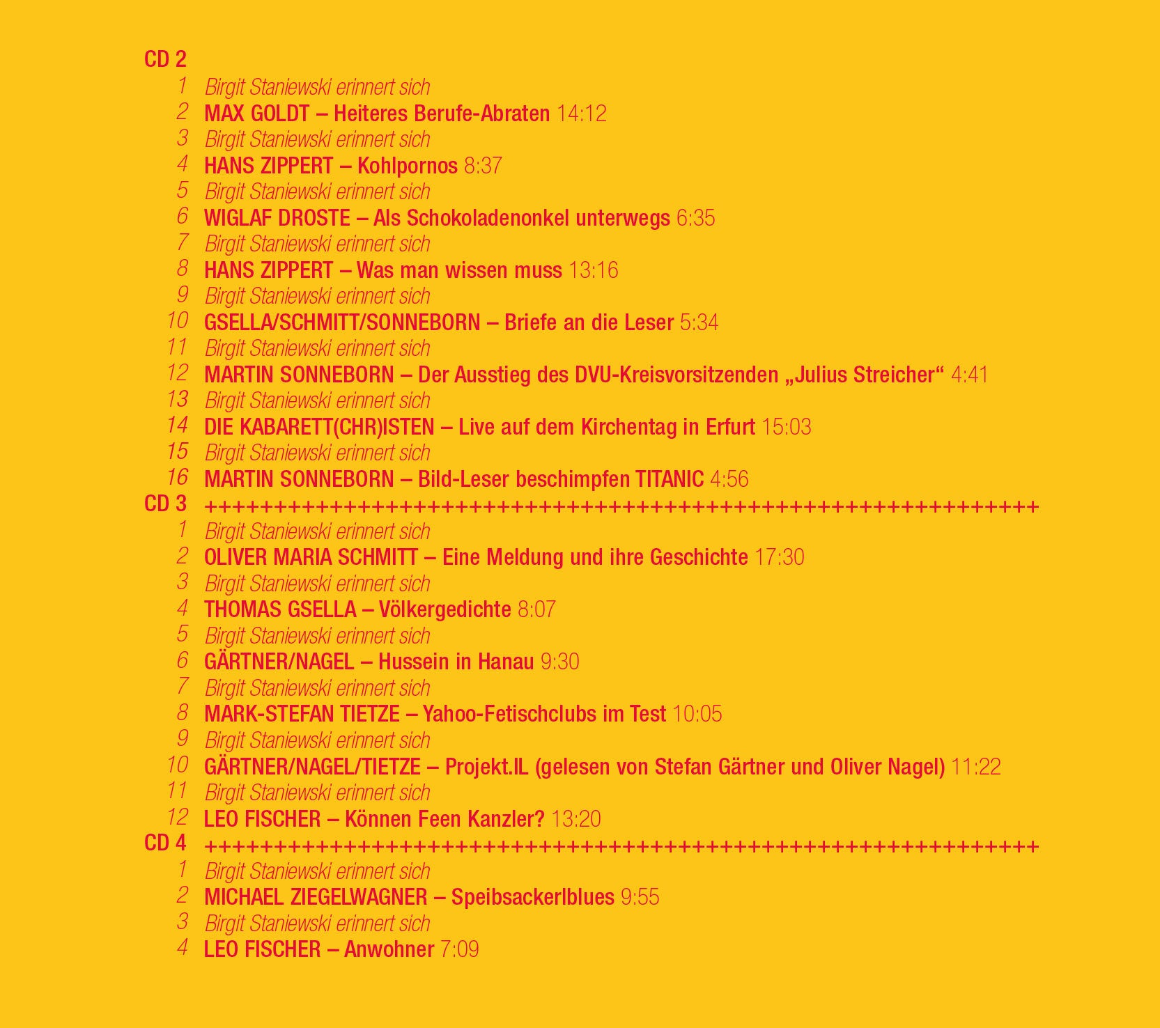 40 Jahre TITANIC – Der endgültige Satire-Soundtrack (5 CDs)